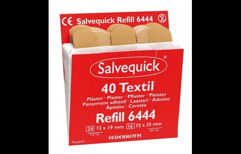 Plaster tekstil 6444 refill. (1 pk av 40stk.) 