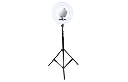 Elhair Selfielight m/stativ 45,5cm lampe 2=1